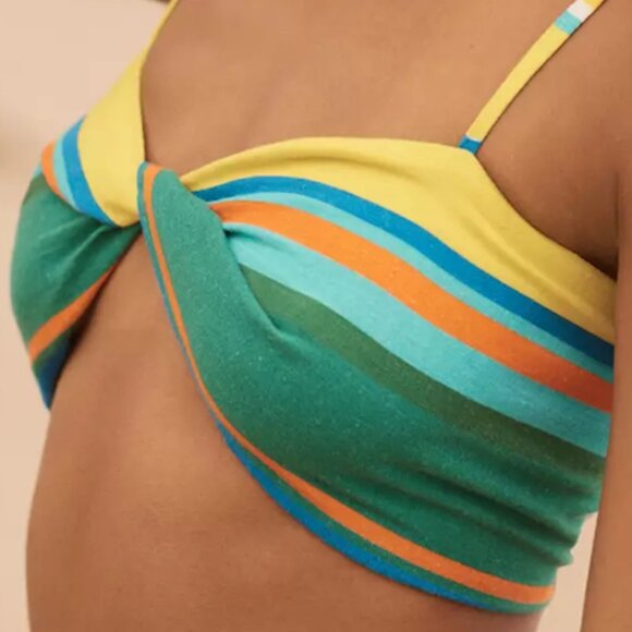 ANTHROPOLOGIE | Striped Linen Crop Top | NWT - Picture 6 of 12